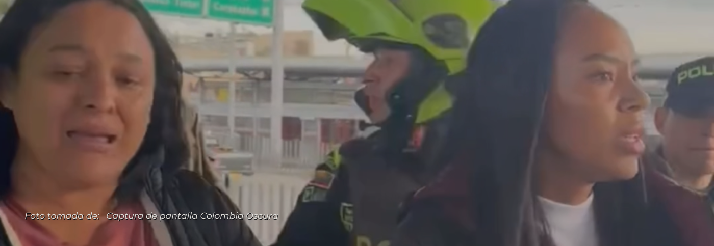 Policía de Bogotá arrestó por error a mujer inocente por robo en estación de Transmilenio