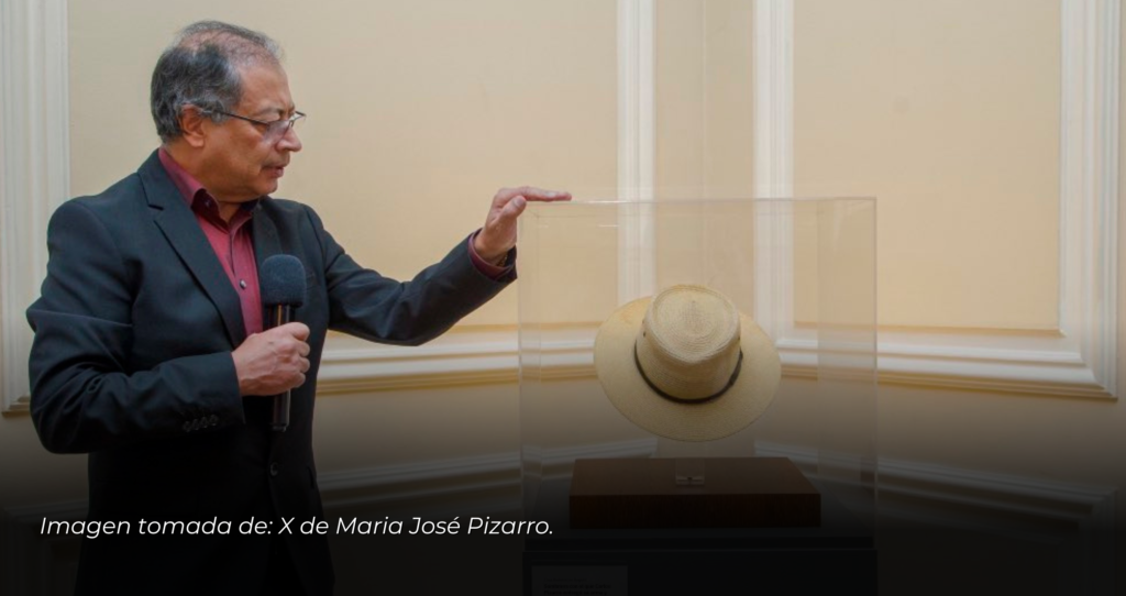 Gobierno de Petro reconoce sombrero de Carlos Pizarro como Patrimonio Cultural