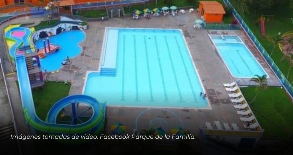 Menor de 6 años sobrevive tras caída en piscina del Parque de la Familia en Montenegro.