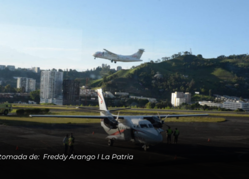 Reactivación de la ruta aérea Manizales-Medellín con pacífica de aviación