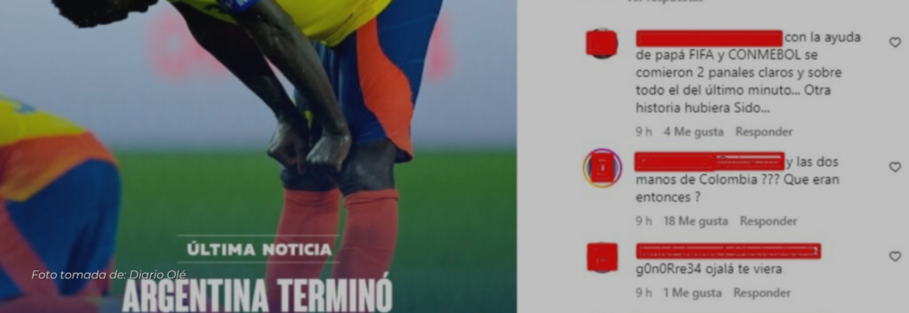“Llora la cocaína”: Hincha argentino provoca indignación tras victoria sobre Colombia