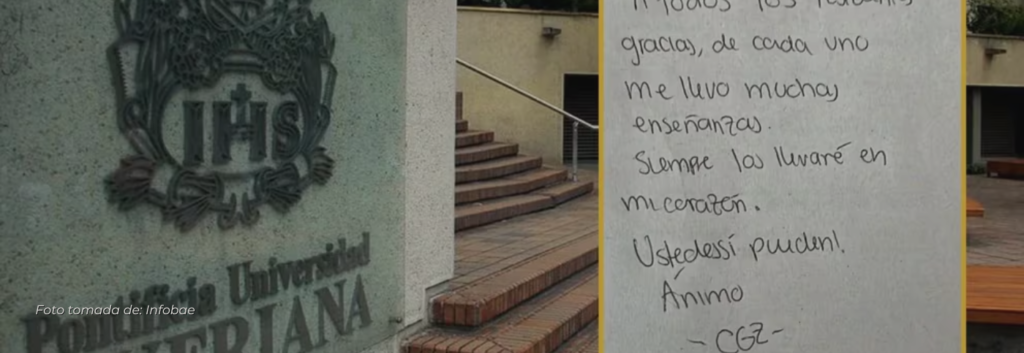 Universidad Javeriana se pronuncia sobre el suicidio de médica residente