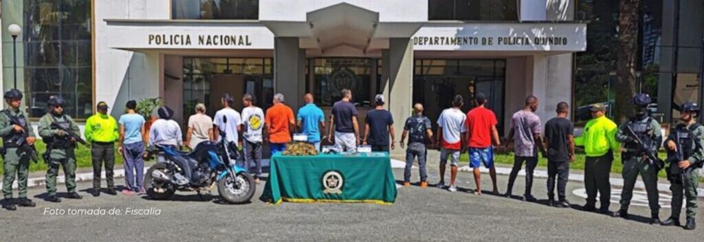 Fiscalía desarticula a ‘Los Americanos’, red de narcotráfico en Quindío: 17 capturados