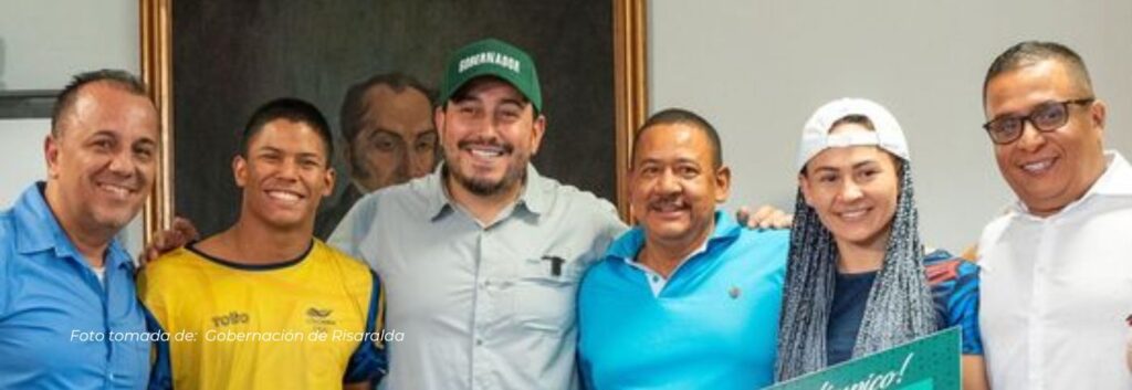 Gobernación de Risaralda entrega incentivos a deportistas olímpicos, ambos atletas deciden permanecer y seguir trabajando en Risaralda
