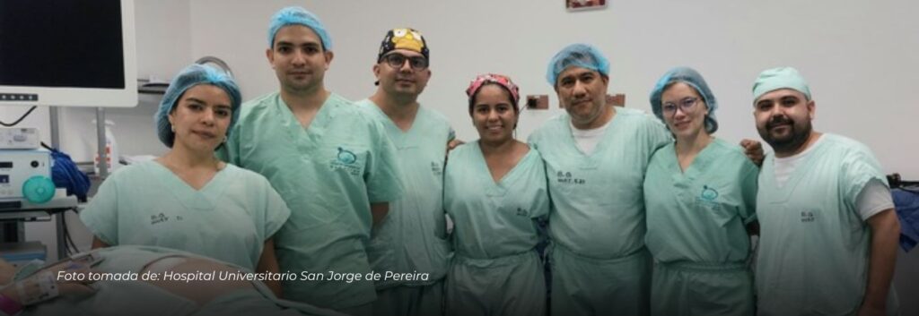 Realizan con éxito cirugía a dos bebés que aún están en el vientre de la madre en un hospital de Pereira
