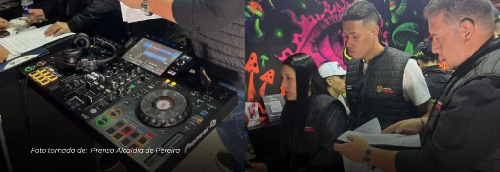 Alcaldía de Pereira refuerza controles nocturnos, encontraron un menor en un club trabajando como DJ