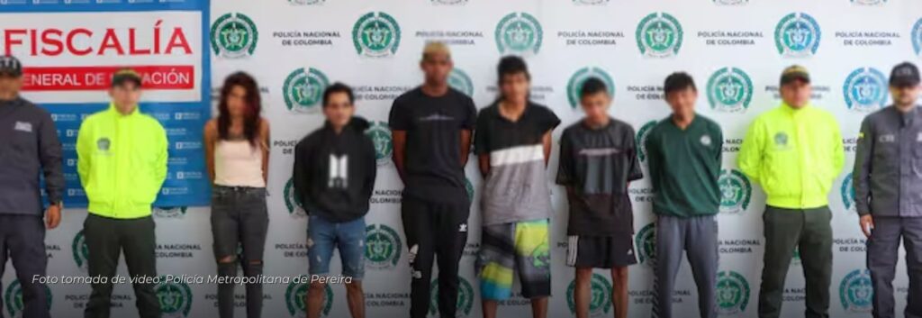 Capturan a seis integrantes de la banda ‘Sinope’ en Dosquebradas