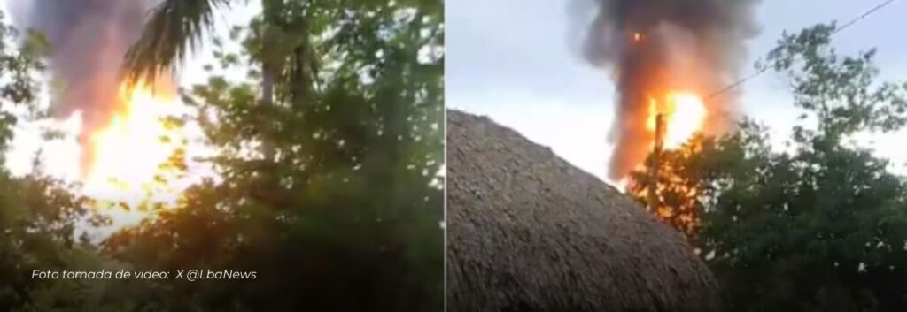 Impactante erupción en el volcán San José de Mulatos en Turbo, más de 100 familias afectadas