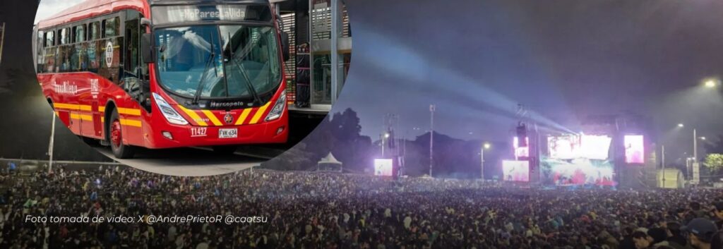 Rock al Parque deja caos en TransMilenio:17 mil personas se colaron tras el festival
