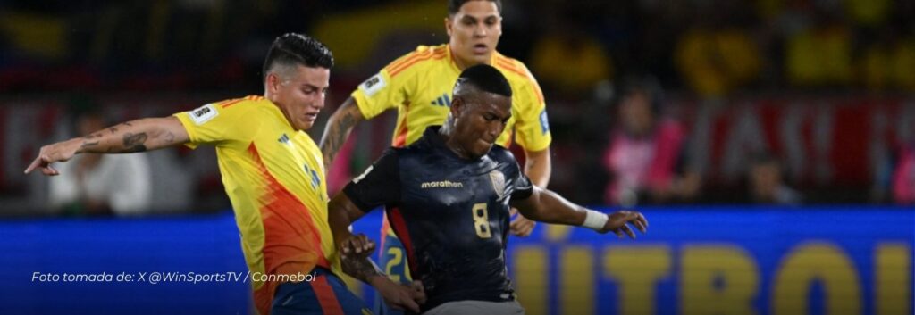 Colombia cae ante Ecuador: así quedó la tabla de Eliminatorias