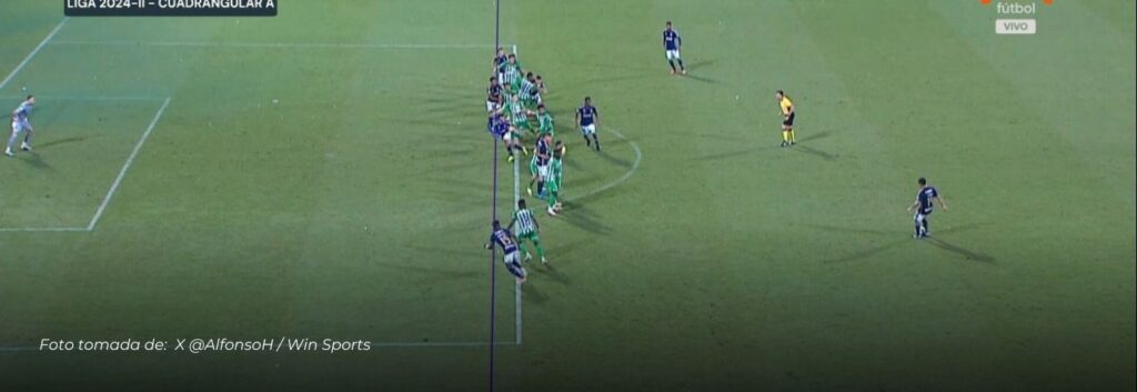 ¿Era penal? Sigue la polémica decisión del VAR tras el gol de Millonarios ante Nacional