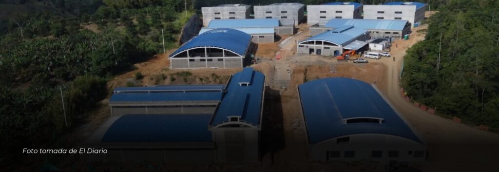 Últimos detalles para terminar la construcción de la cárcel El Pílamo en Combia, Risaralda