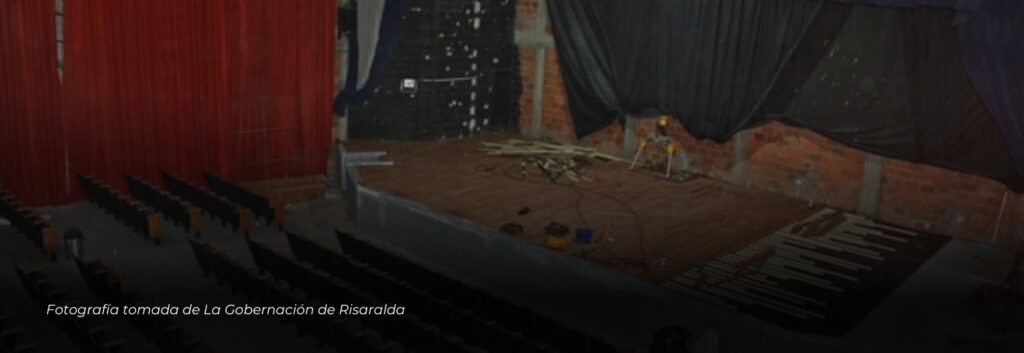 Gran inversión por parte de La Gobernación de Risaralda en el teatro de Bélen de Umbría.