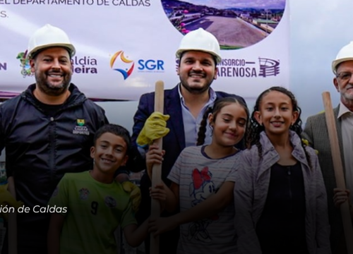La Gobernación de Caldas y la Alcaldía de Neira dan inicio a la renovación del estadio La Arenosa