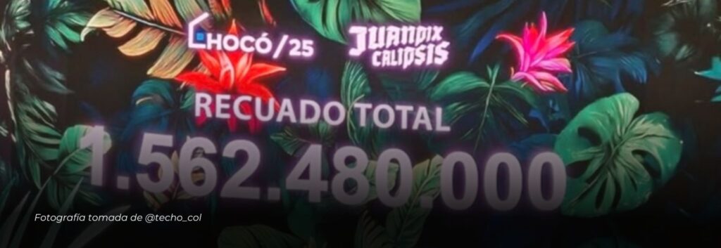 El show ‘Juanpix Calipsis’ recaudó más de $1.500 millones que serán destinados al Chocó