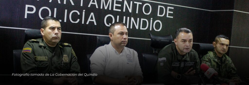 Balance de seguridad en el departamento del Quindío correspondiente al mes de enero