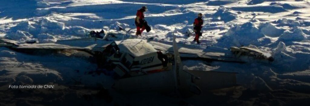Hallan los restos del avión desparecido en Alaska: no hay sobrevivientes