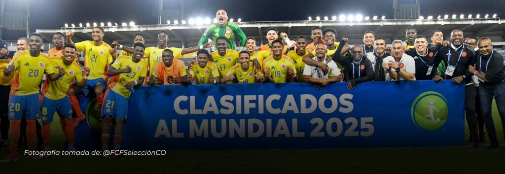 La Selección Colombia Sub20 se clasificó al mundial por duodécima vez en su historia