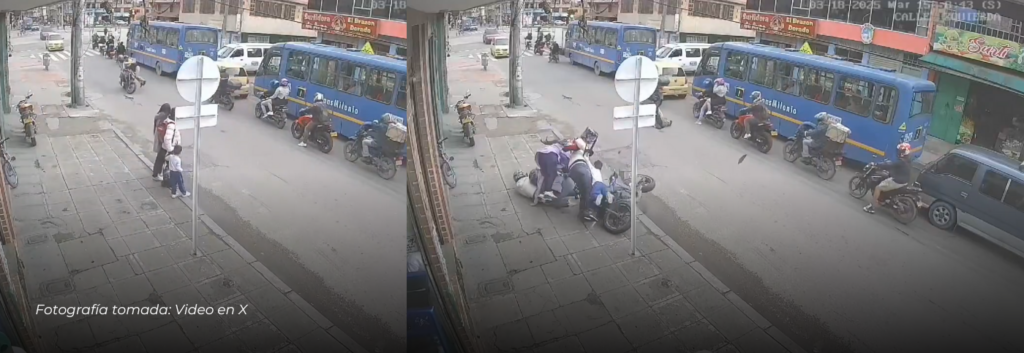 Impactante accidente en Bogotá no deja víctimas fatales