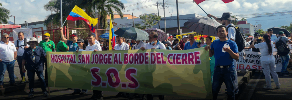 Docentes marchan con fuerza en Pereira y Dosquebradas en respaldo a las reformas sociales