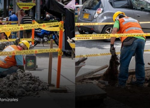Se renuevan los bulevares de la avenida Santander en Manizales, con una inversión de $500 millones