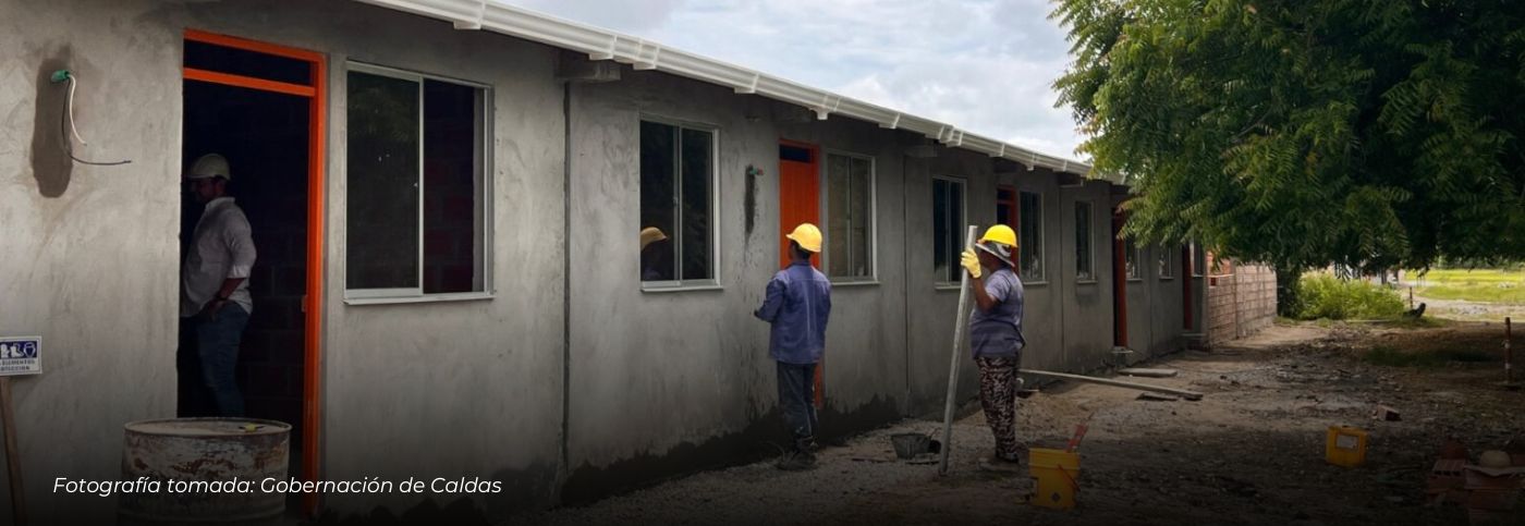 Obras de vivienda en Guarinocito, La Dorada, cada vez más cerca de ser entregadas