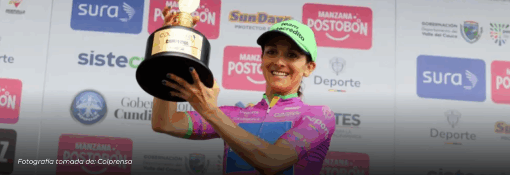 Diana Peñuela logra título y récord de victorias en la Vuelta a Colombia femenina