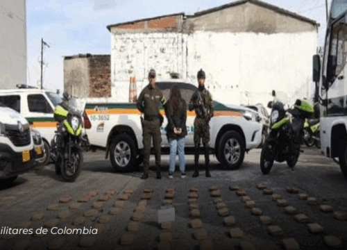 Perro antinarcóticos Ely detecta cargamento de marihuana en La Línea y permite captura de una mujer