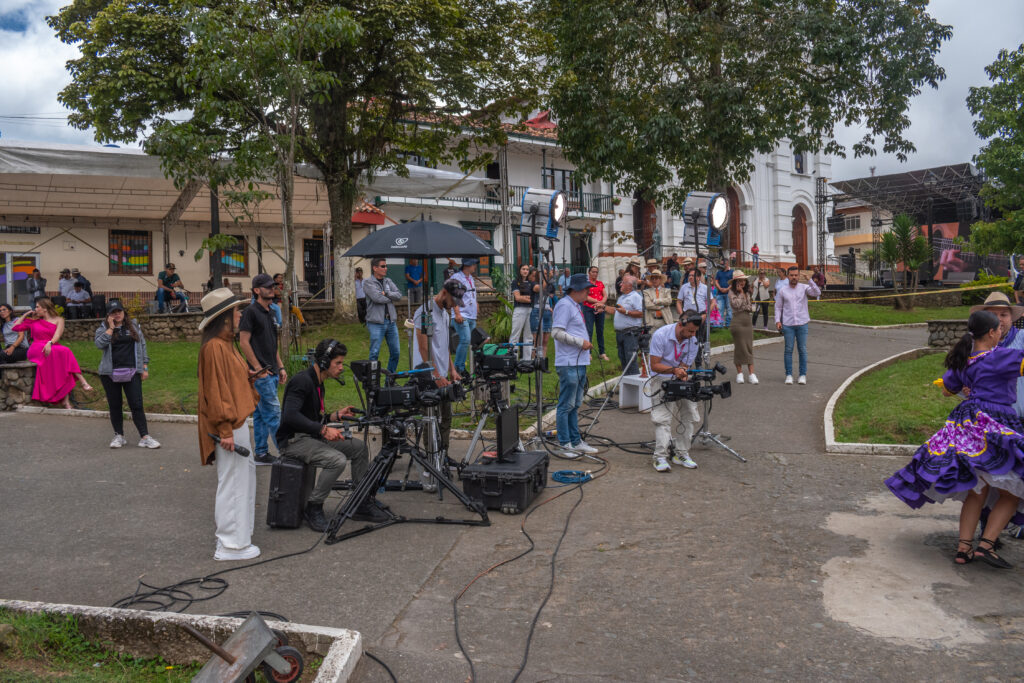 Telecafé se tomó Aguadas con transmisiones en vivo y contenidos culturales