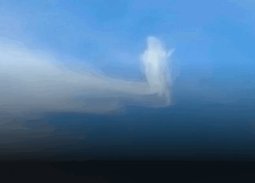 Nube con forma de “Jesús”, emociona a fieles en Filipinas
