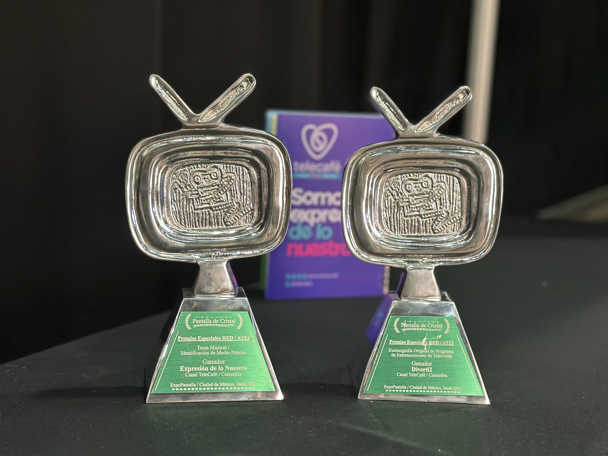 Telecafé recibe dos Premios internacionales en el Festival Pantalla de Cristal en México