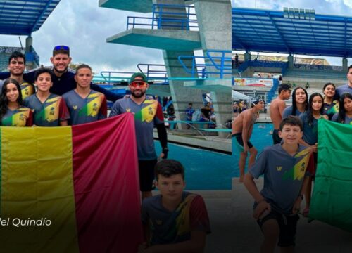 La delegación del Quindío cierra el Nacional Interligas de Natación con cinco medallas