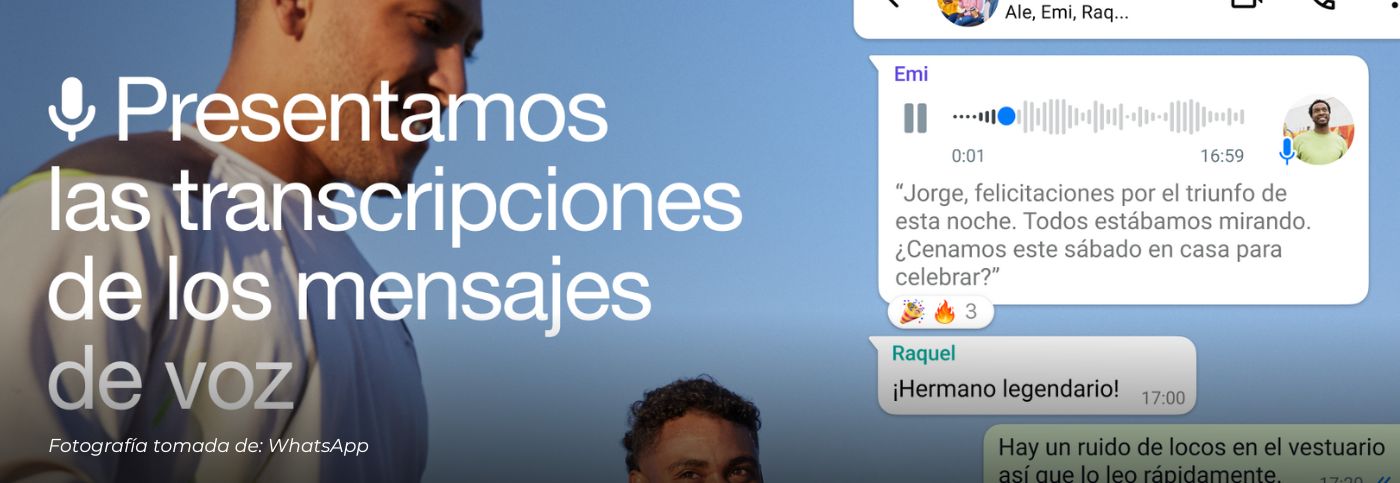 Transcripción de mensajes de voz en WhatsApp: lee lo que no puedes escuchar