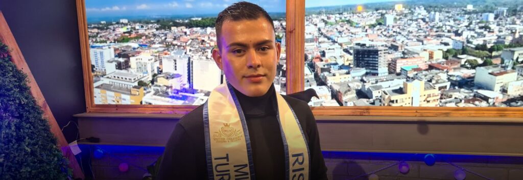 Wilmer Alejandro Hernández representará a Risaralda en Mister Colombia Turismo y Cultura 2024