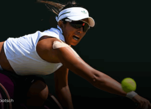 Colombiana Angélica Bernal hace historia y clasifica a la final de dobles en Wimbledon