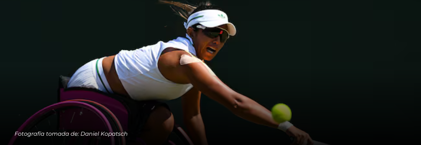 Colombiana Angélica Bernal hace historia y clasifica a la final de dobles en Wimbledon