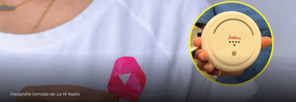 Valentina Agudelo presenta ‘Soy Julieta’, dispositivo colombiano que detecta temprano el cáncer de seno en menos de cinco minutos