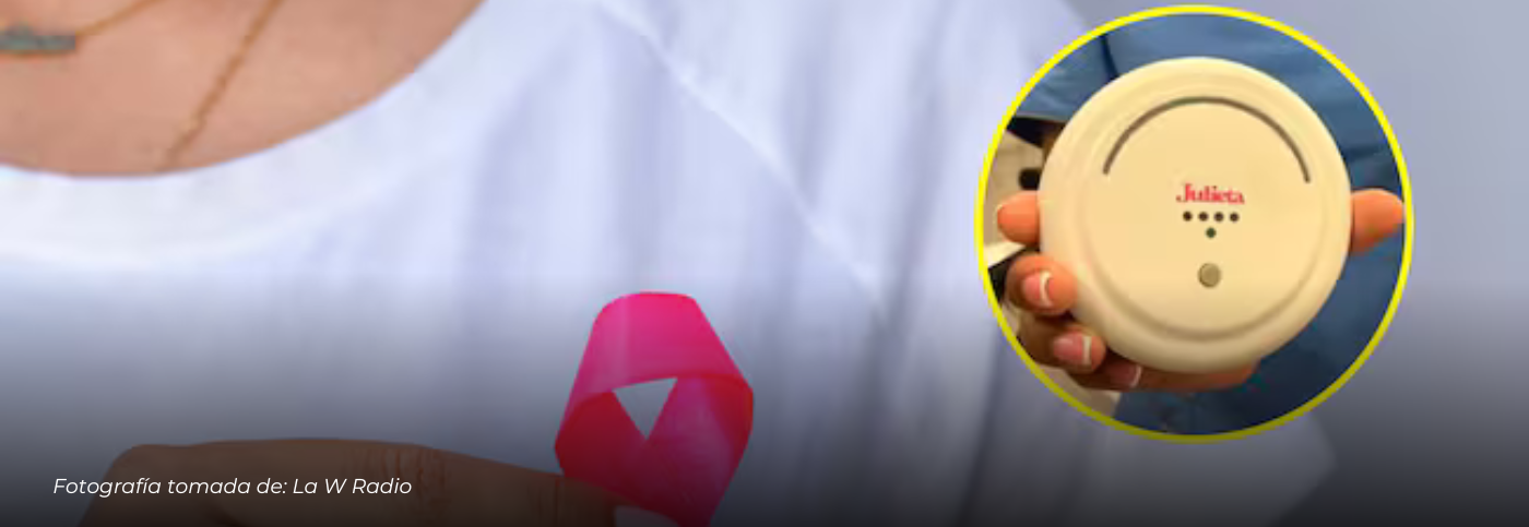 Valentina Agudelo presenta ‘Soy Julieta’, dispositivo colombiano que detecta temprano el cáncer de seno en menos de cinco minutos
