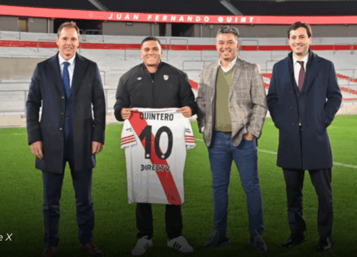 Juan Fernando Quintero regresa a River Plate y firma hasta 2027 en medio de ovación de los hinchas