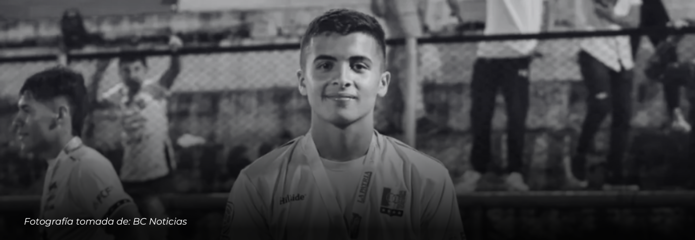 Caldense Santiago Cardona Henao, joven talento del fútbol, falleció tras accidente en moto