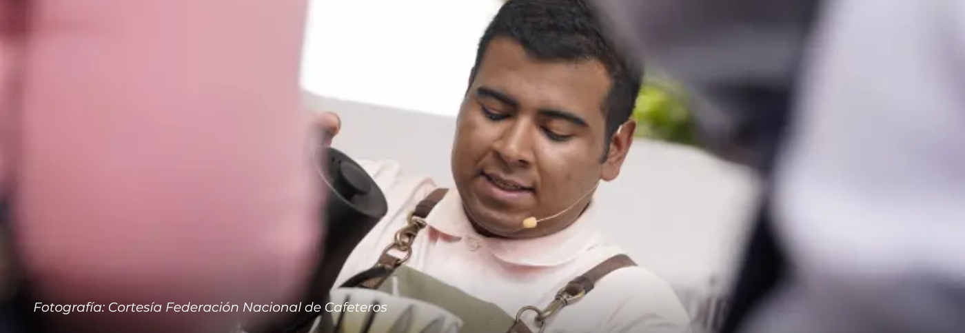 Un orgullo quindiano: Sebastián Martínez de Circasia es el mejor barista de cafés filtrados de Colombia