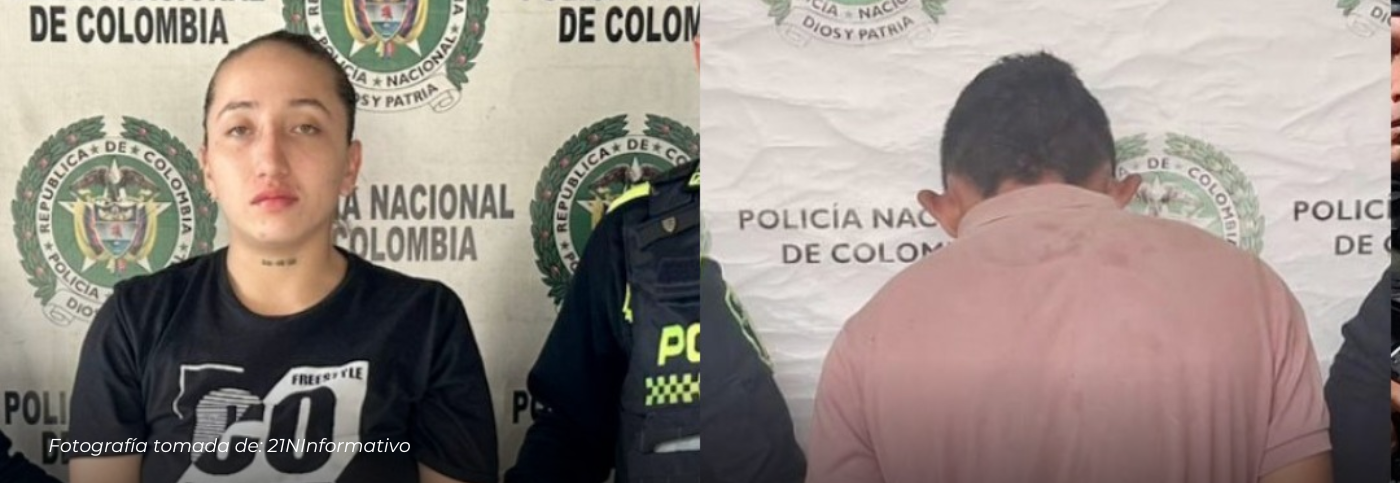 Dos personas capturadas por el delito de violencia intrafamiliar en Armenia y Montenegro