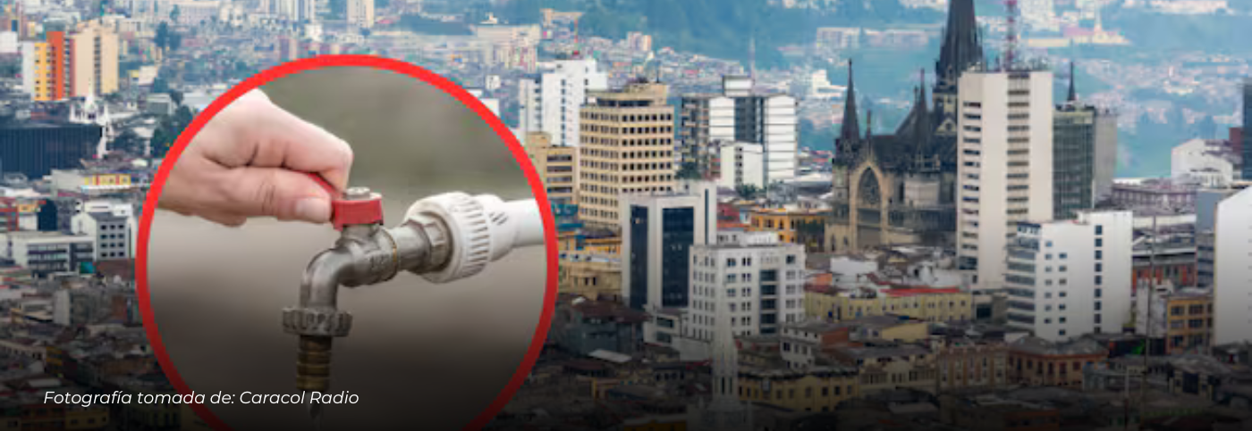 Suspensión de agua este martes en Samaria y Solferino, Manizales, por trabajos en el acueducto