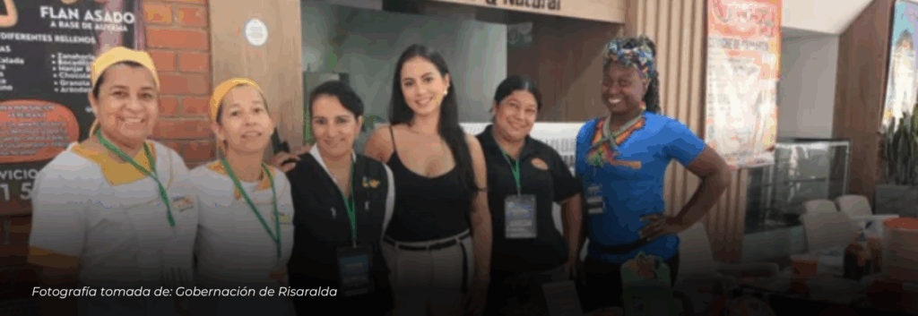 Mujeres emprendedoras de Risaralda se destacan en simposio nacional gracias al apoyo de la Gobernación