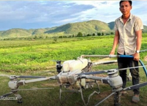 Tecnología que salva vidas: agricultor usa un dron para rescatar a dos niños durante una inundación en Vietnam