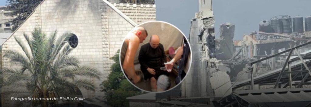 Ataque en Gaza: La única iglesia católica de la Franja recibe impacto