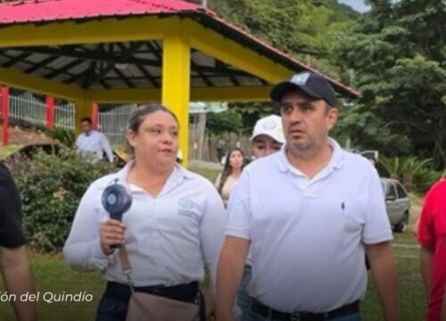 Gobernador Juan Miguel Galvis verifica progreso en construcción del Parque de La Paz