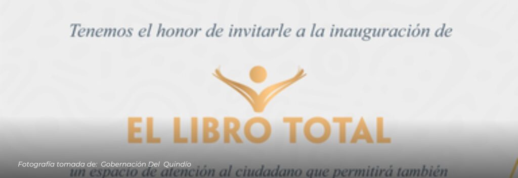 El Quindío recibe a «Libro Total», un programa que fusiona cultura y servicios administrativos