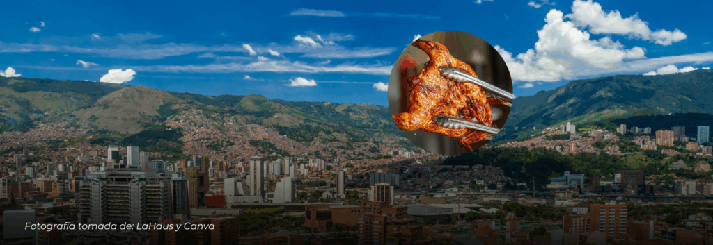 Medellín registra el pollo asado más caro del país en julio, pese a baja general de precios