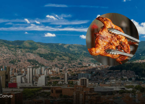 Medellín registra el pollo asado más caro del país en julio, pese a baja general de precios